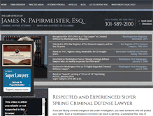Tablet Screenshot of criminal-firm.com